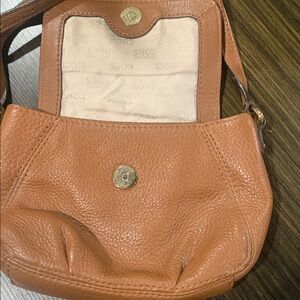 Michael Kors Tan Leather Crossbody Bag
